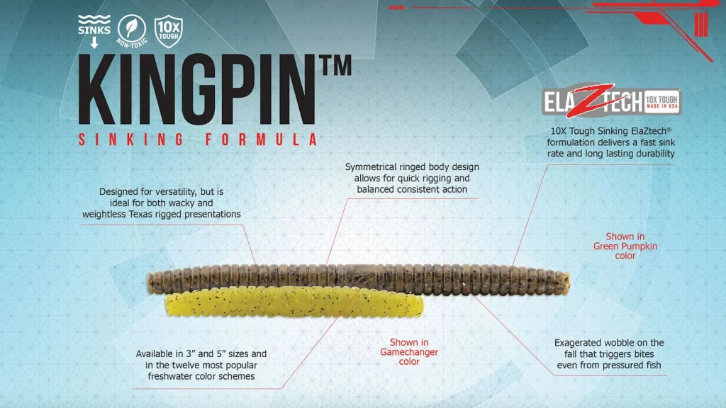 Z-Man's Sinking Elaztech and how it works in the new Kingpin Stick Bait