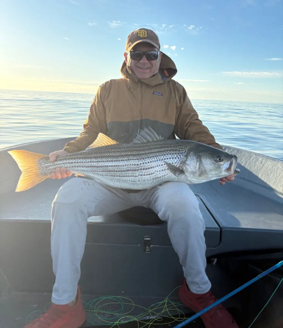 Diamond Pass Charters striped bass