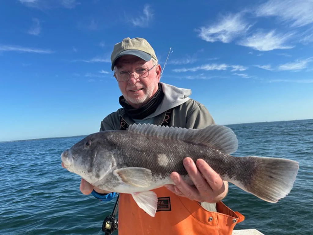 Keith Huntoon with tautog