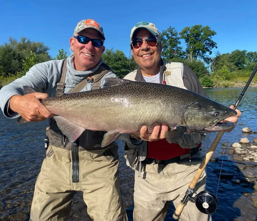 big salmon, landed with High Adventure Sportfishing