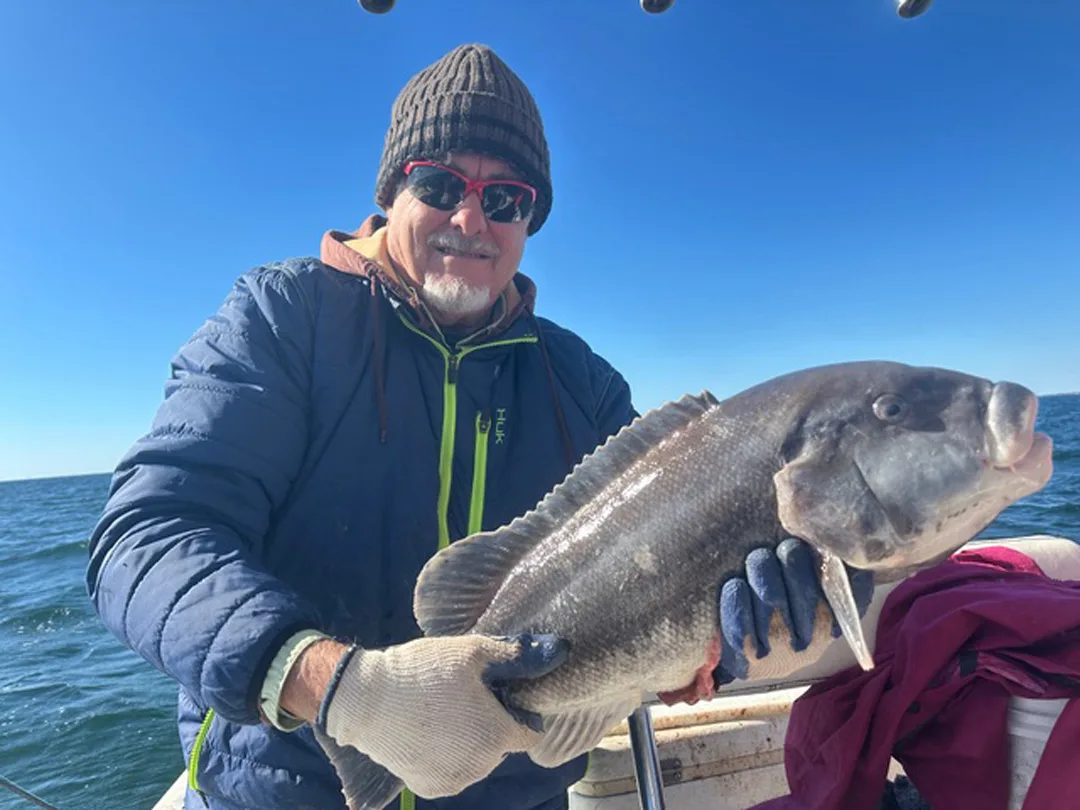 Steve Coser with tautog